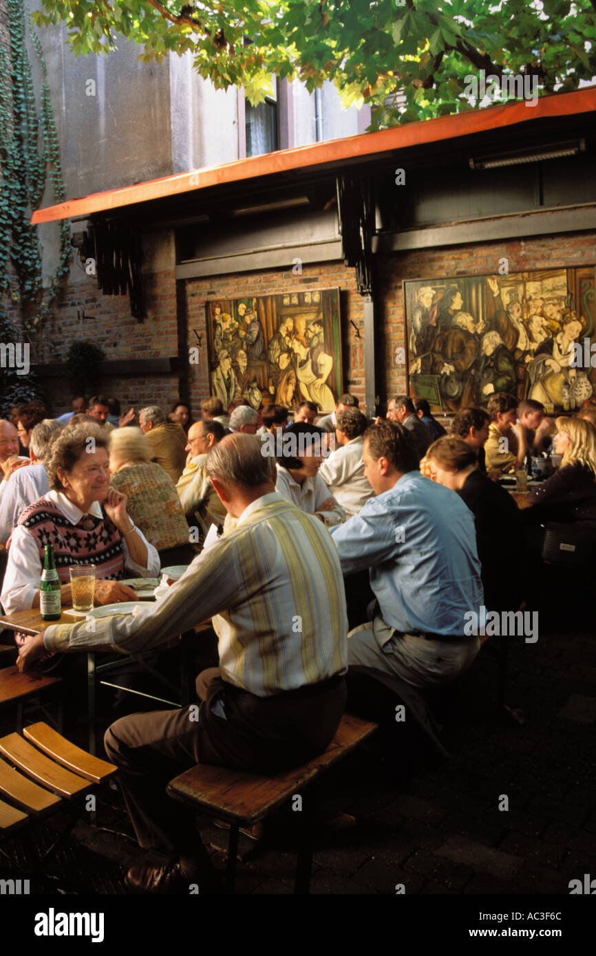 Deutschland, Frankfurt am Main, Adolf Wagner Apfelwein Taverne, Sachsenhausen Stockfoto