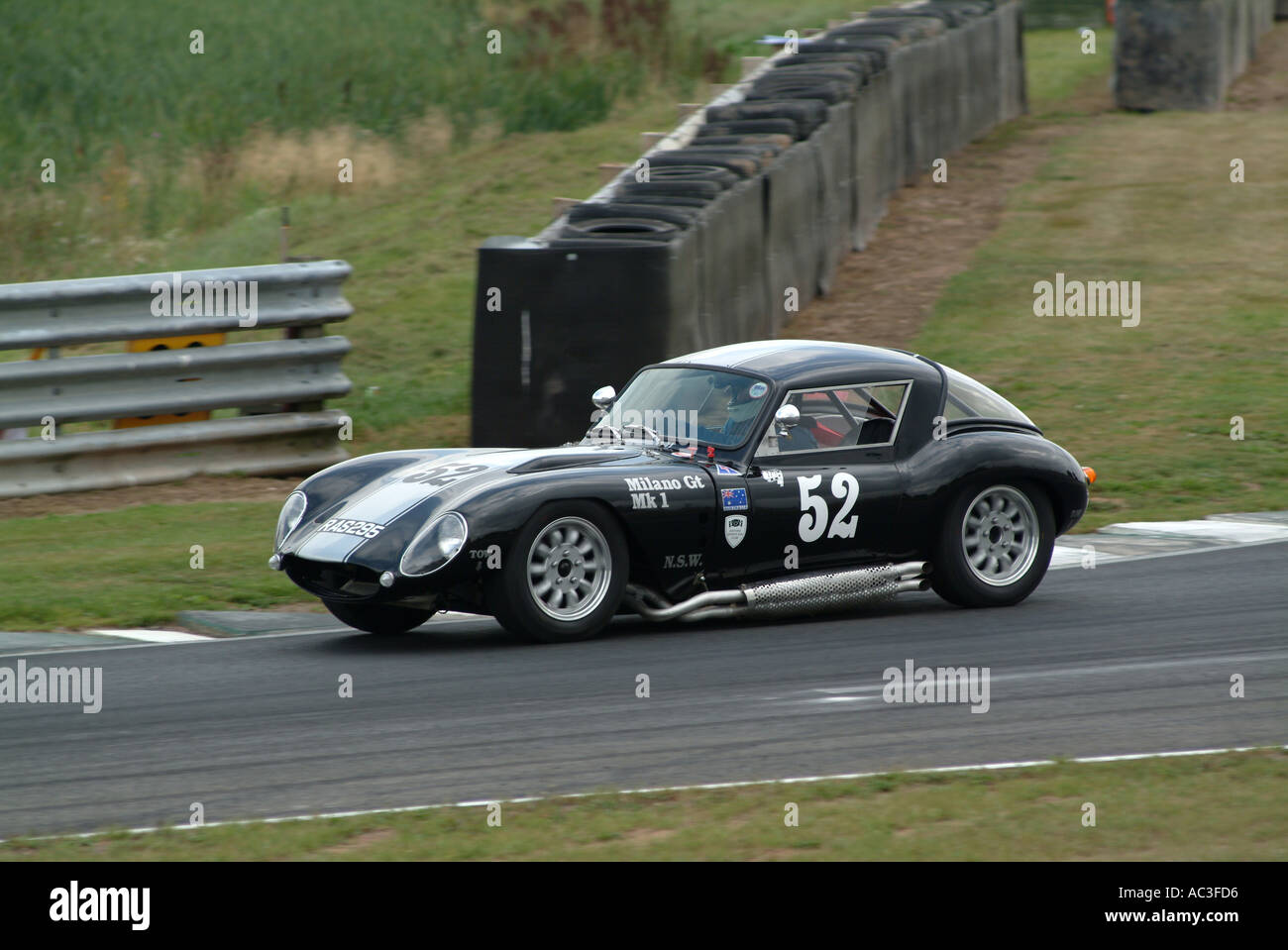 MkI Milano GT Sportwagen am Oulton Park Motor Racing Circuit Cheshire England Vereinigtes Königreich UK Stockfoto