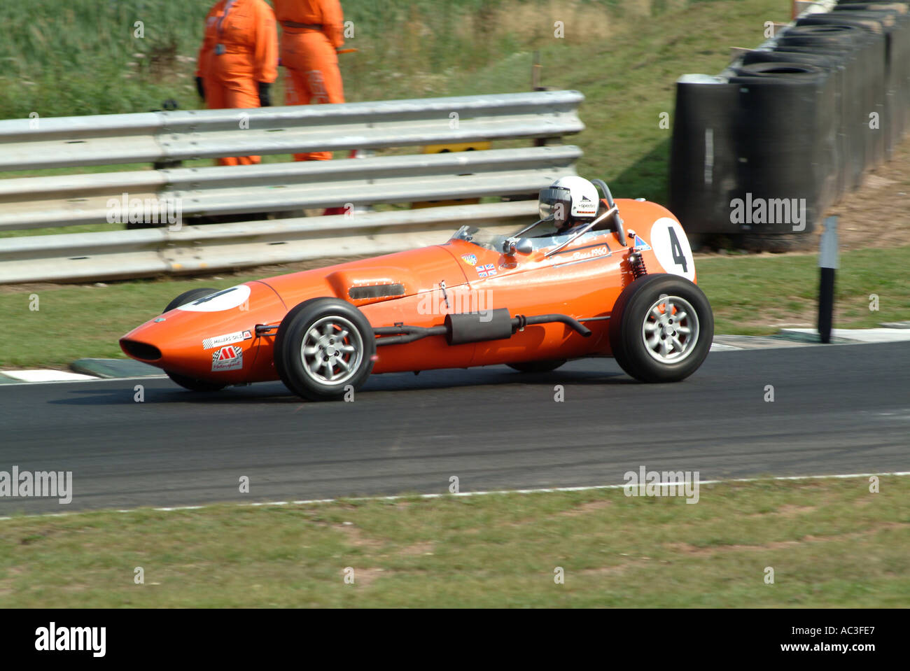 Terrier Mk4 Formel Junior Rennwagen am Oulton Park Motor Racing Circuit Cheshire England Vereinigtes Königreich UK Stockfoto