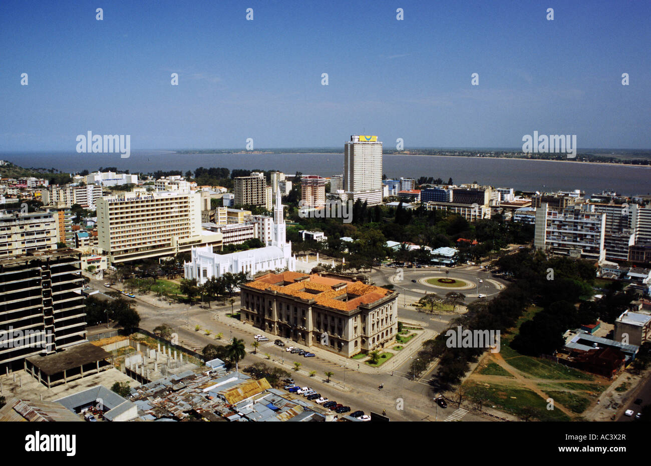 Luftaufnahme von Maputo, Mosambik Stockfoto