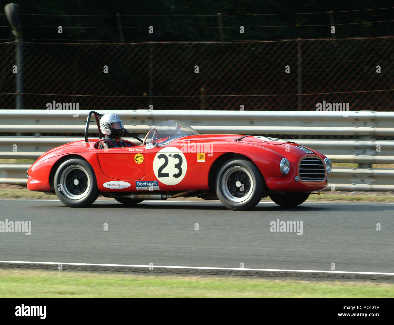 Tojeiro Bristol Sportwagen in Oulton Park Rennstrecke Tarporley Cheshire England Vereinigtes Königreich Großbritannien Stockfoto