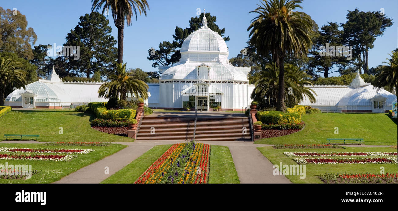 Konservatorium Golden Gate Park San Francisco Stockfoto