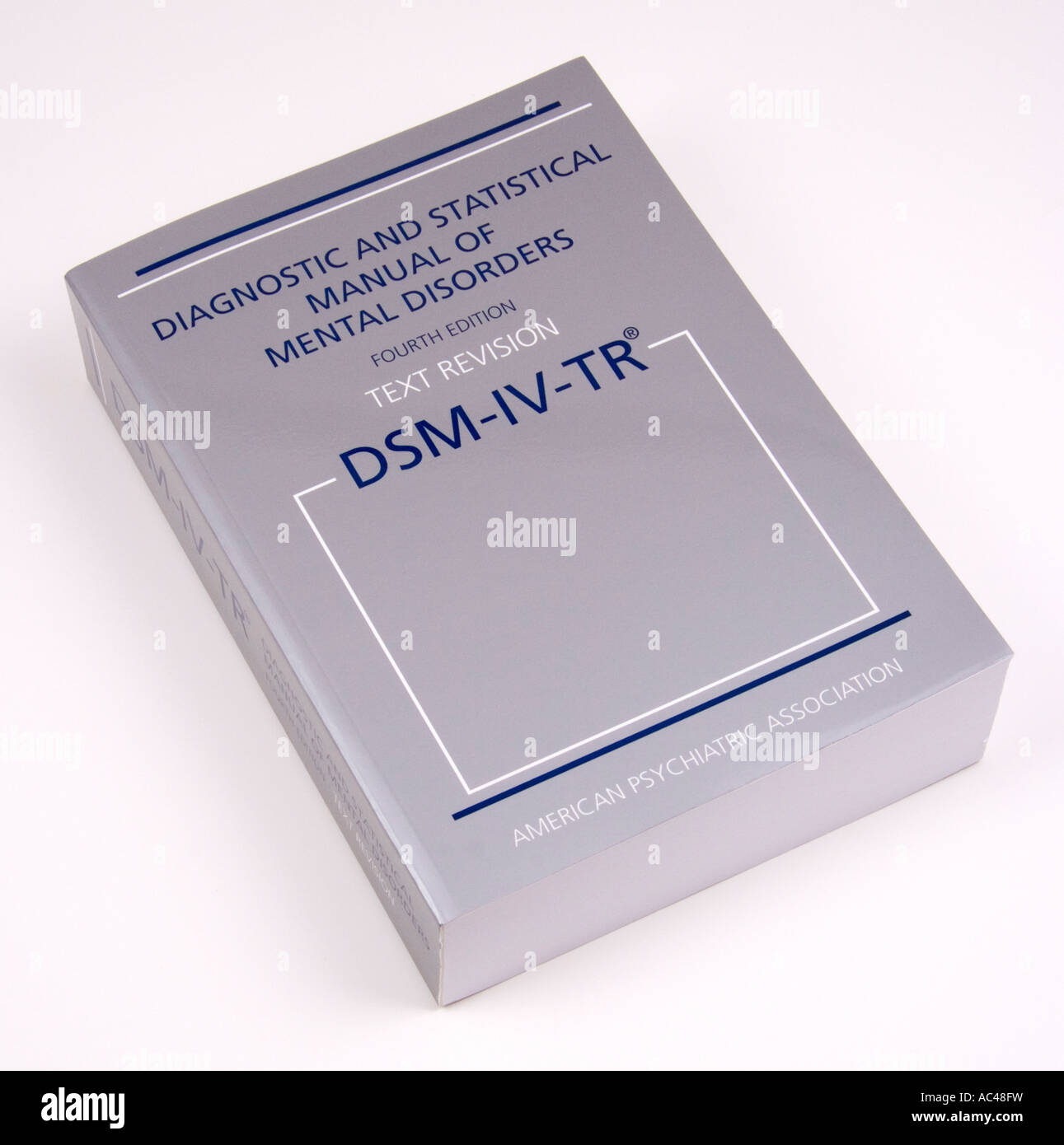 Diagnostische und Statistische Manual psychischer Störungen DSM IV TR 4. Ausgabe Stockfoto