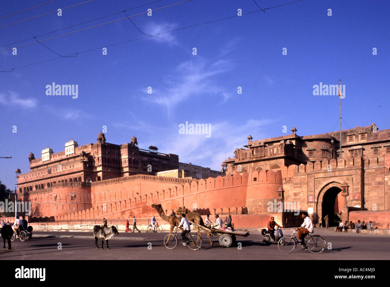 Indien Rajasthan Bikaner Junagarth Fort und Palast Stockfoto