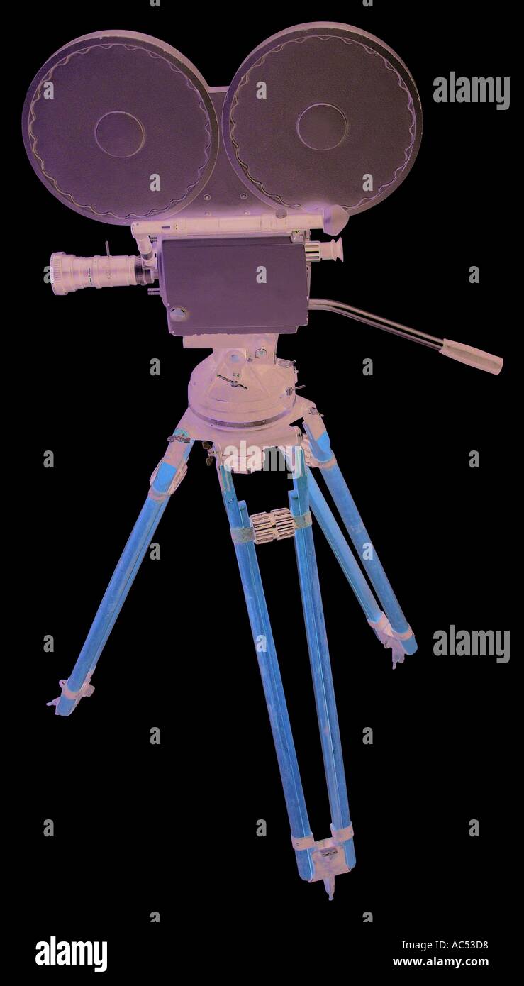 Kultur Film Film Kamera auf Stativ Jpg auf Stativ jpg Stockfoto