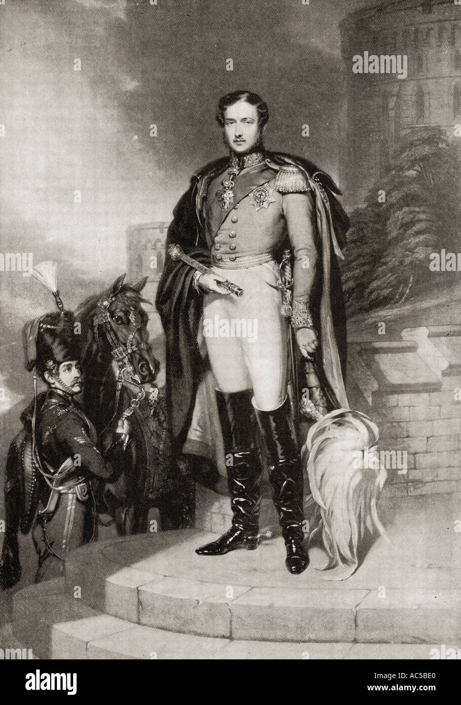 Prinz Albert von Sachsen-Coburg und Gotha, 1819 - 1861. Mann und Gemahl von Königin Victoria. Stockfoto