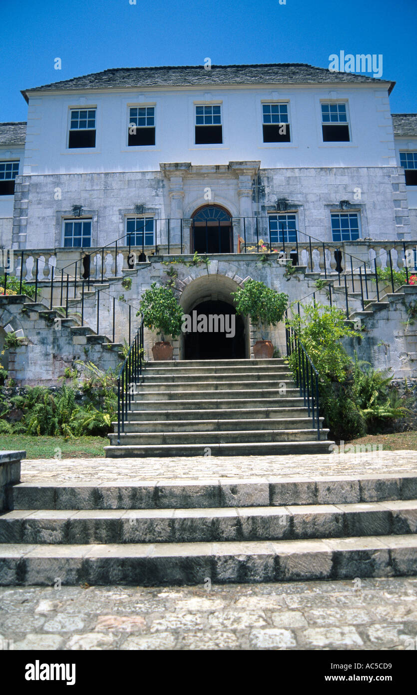 Rose Hall Great House aus dem 18. Jahrhundert-Plantage-Haus in der Nähe von Montego Bay Nordküste Jamaica West Indies Stockfoto
