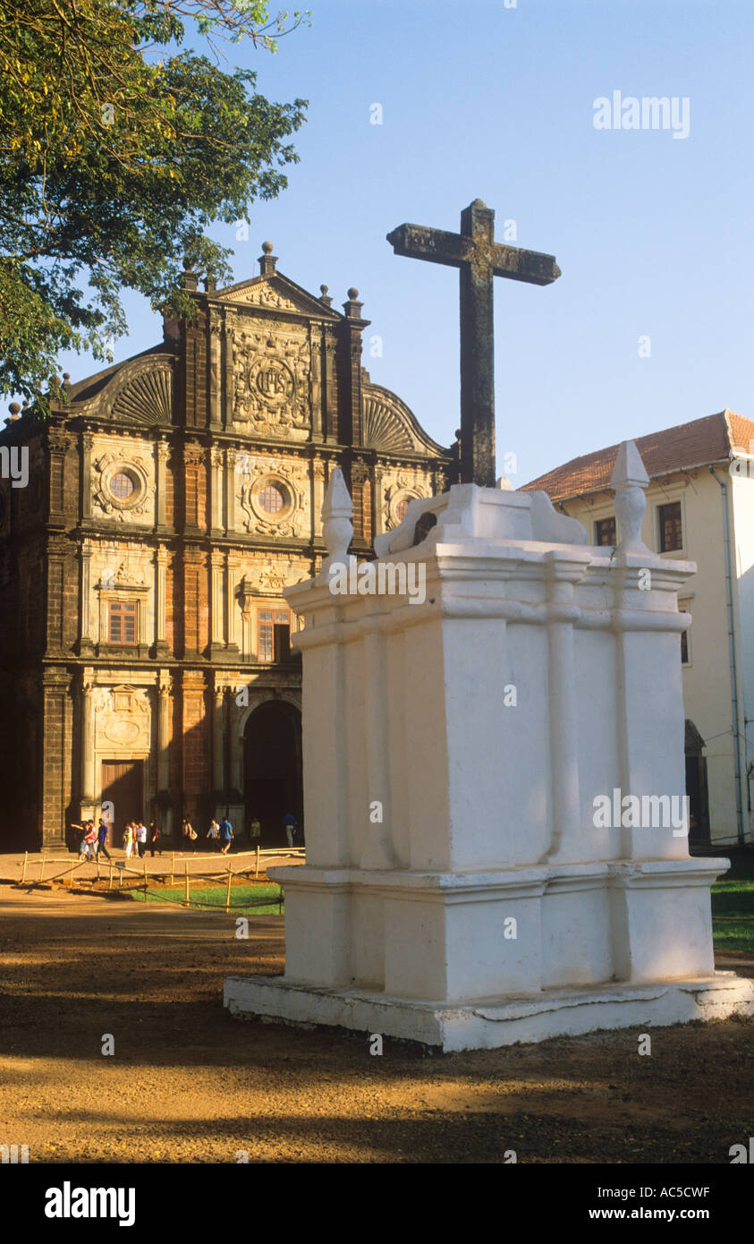 Basilica von Bom Jesus Alt Goa Indien Stockfoto