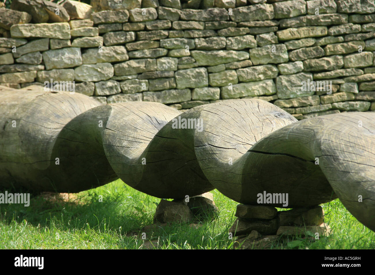Skulpturenpark Burghley House Stamford Stockfoto