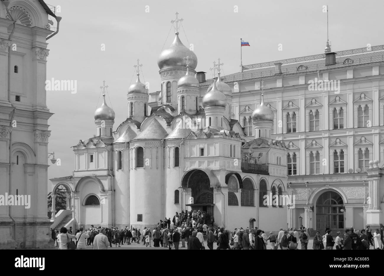 Russische Kirche im Kreml in Moskau, Russische Föderation. Stockfoto