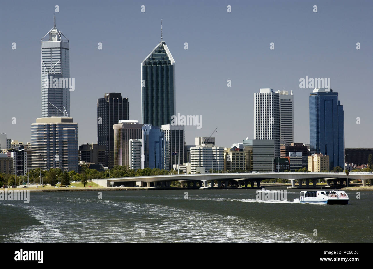 Stadt von Perth in Westaustralien Stockfoto