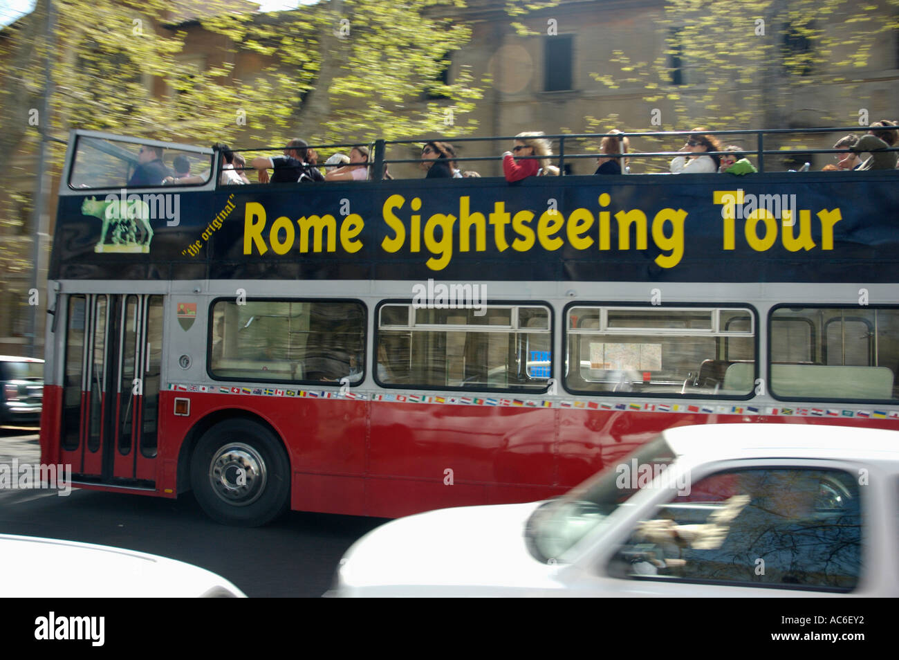 Open Top Sightseeingbus Stockfoto