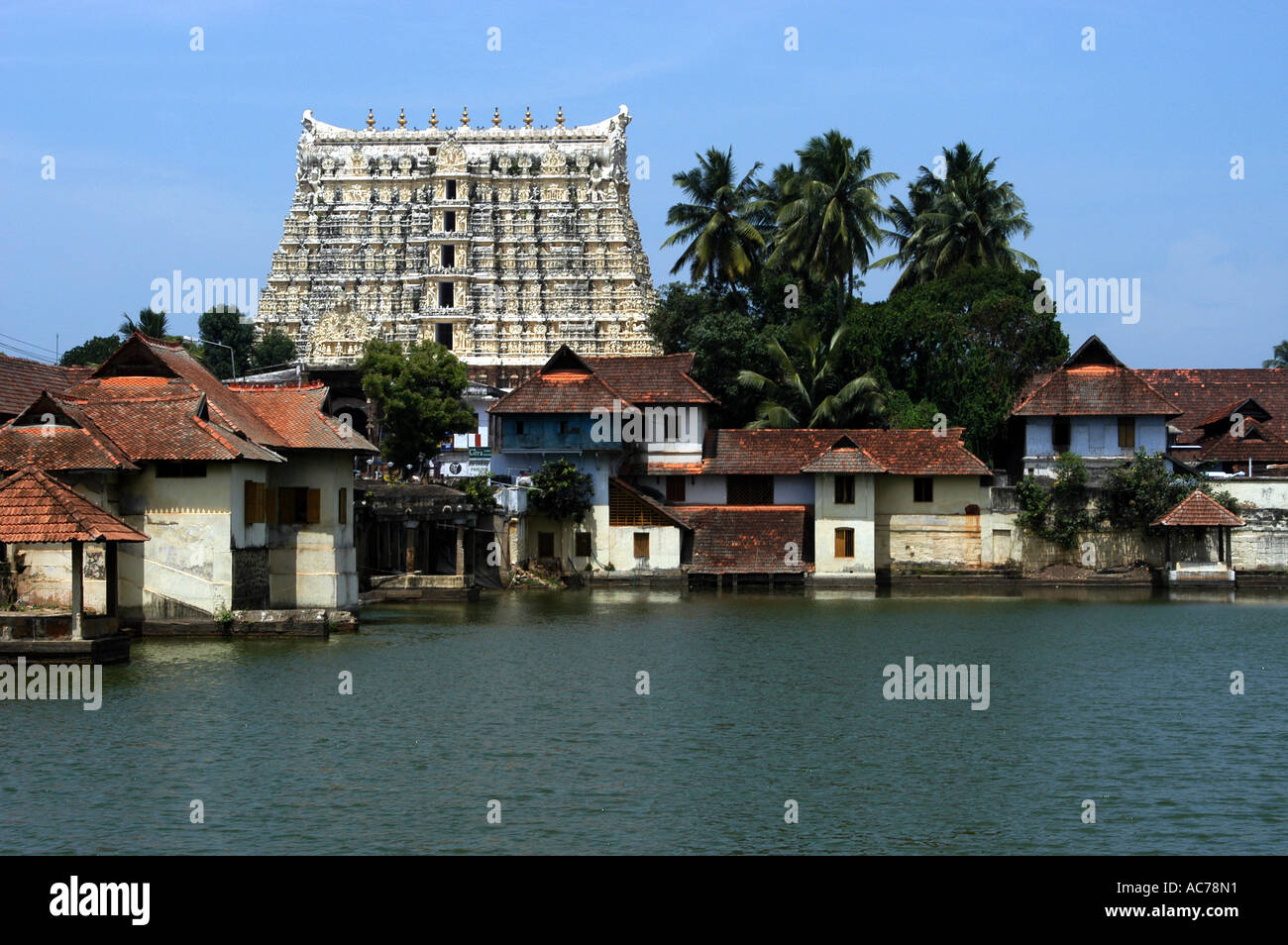 PADMANABHA SWAMY TEMPEL, TRIVANDRUM, KERALA Stockfoto