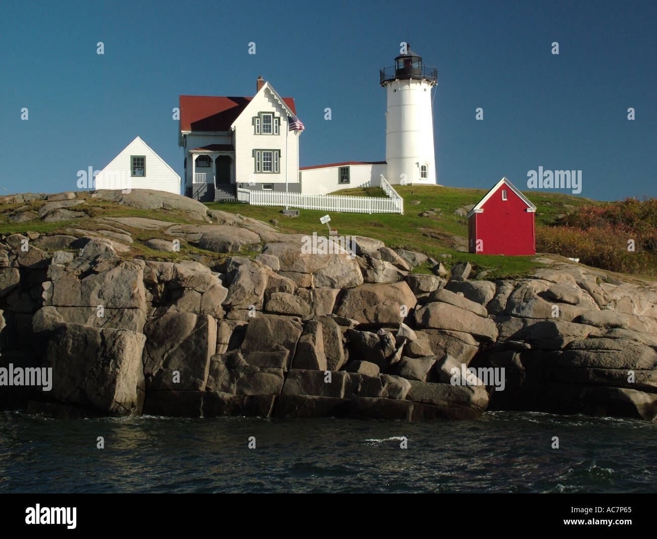 AJD43868, York Beach, ME, Maine Stockfoto