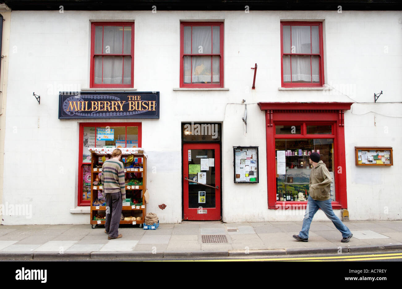 Mulberry Bush Vollwertkost Shop Lampeter Ceredigion West Wales UK Stockfoto