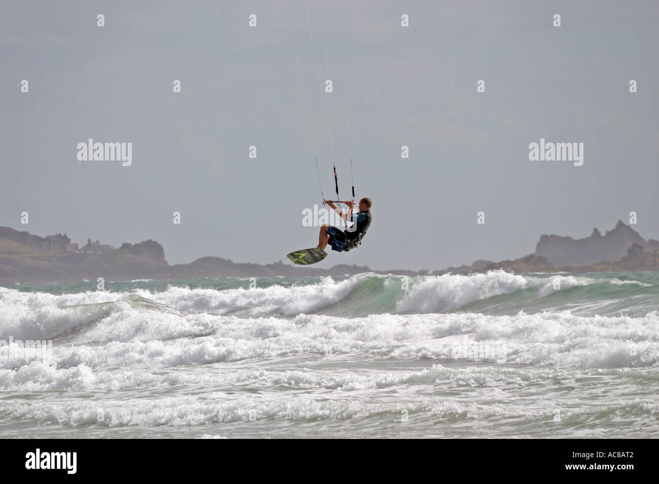 Jersey, Channel Islands UK auf fünf Meile Strand von St-Ouen Stockfoto