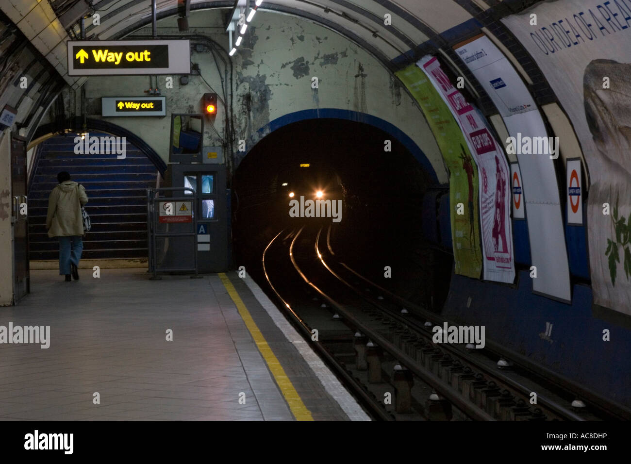 Lambeth North Station Bakerloo Linie London Underground Stockfoto