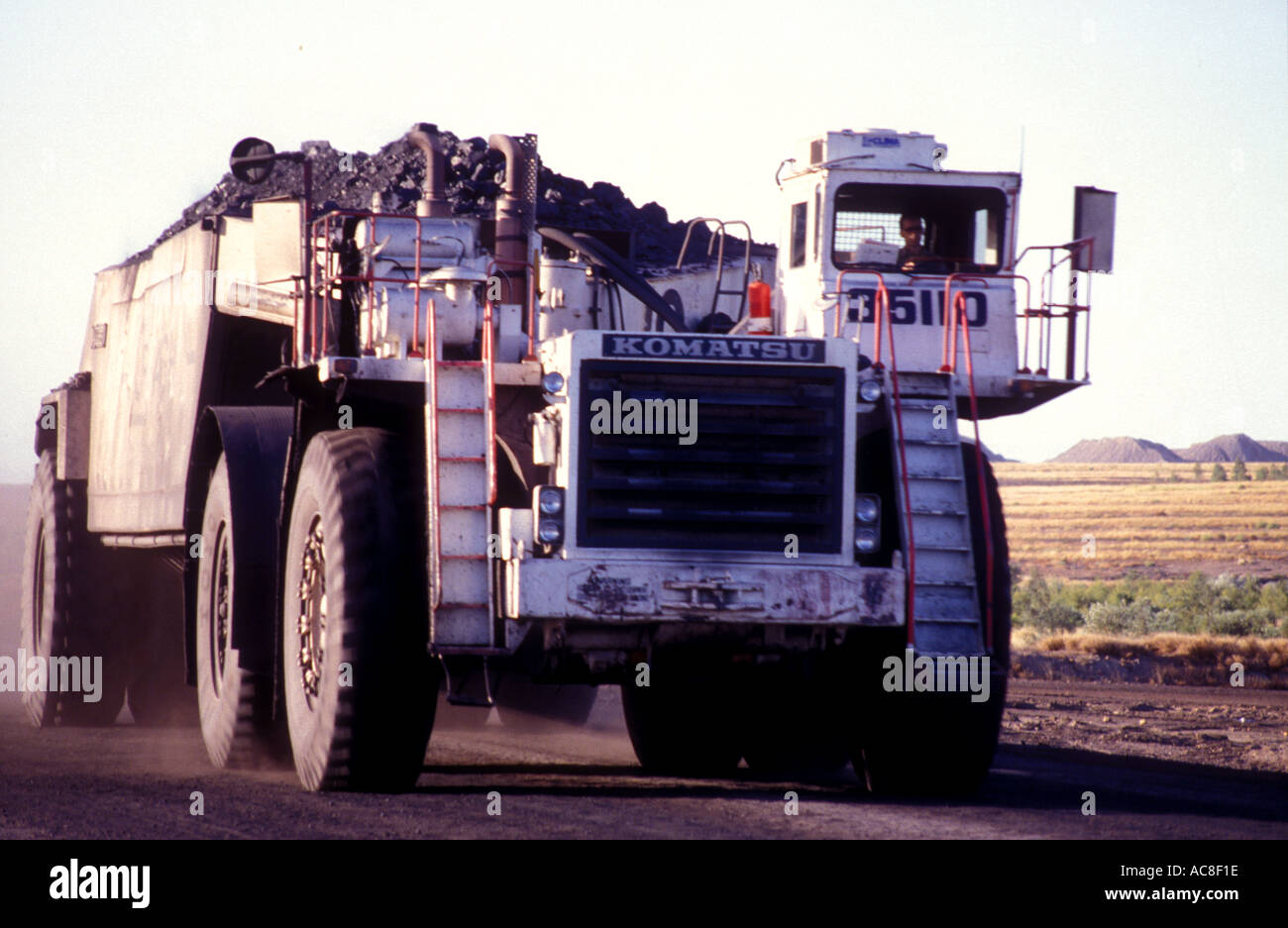 riesige Spedition LKW Curraugh offen geschnittene Kohle Mine central Queensland Australien 1469 Stockfoto