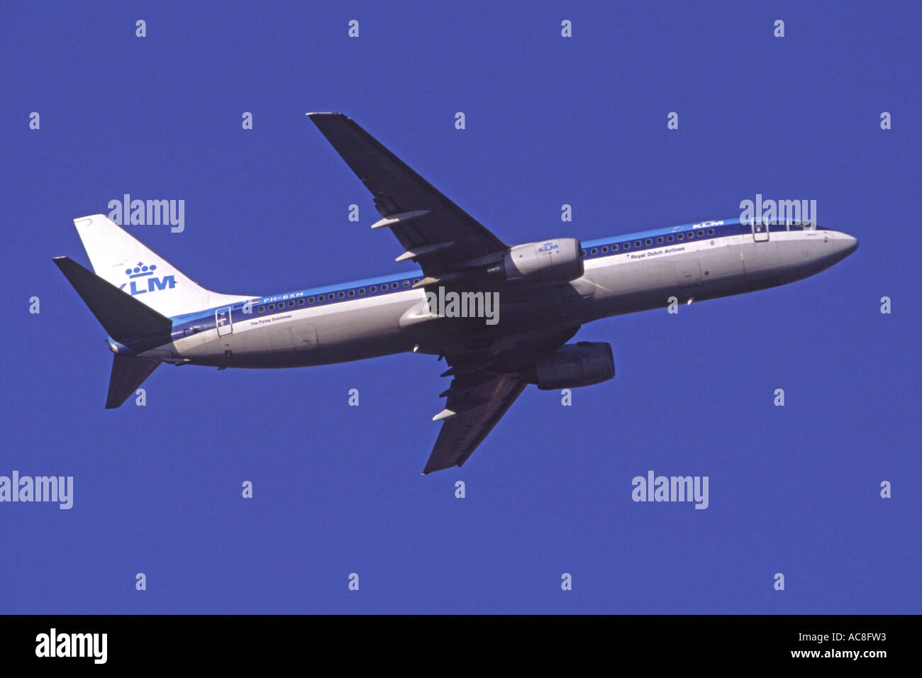 Boeing 737 von KLM Royal Dutch Airlines betrieben Stockfoto