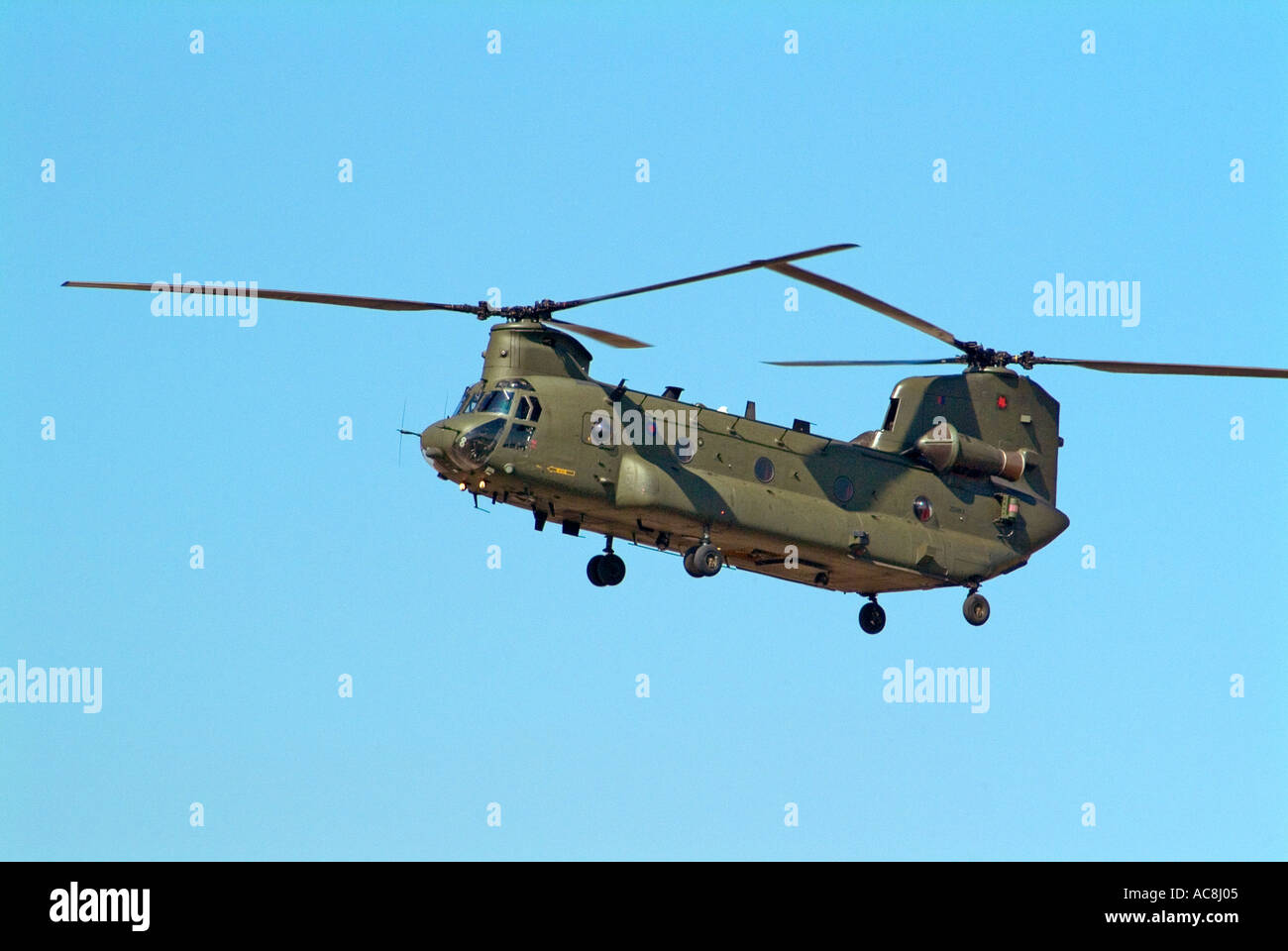 Schweren Boeing Chinook Helikopter Stockfoto