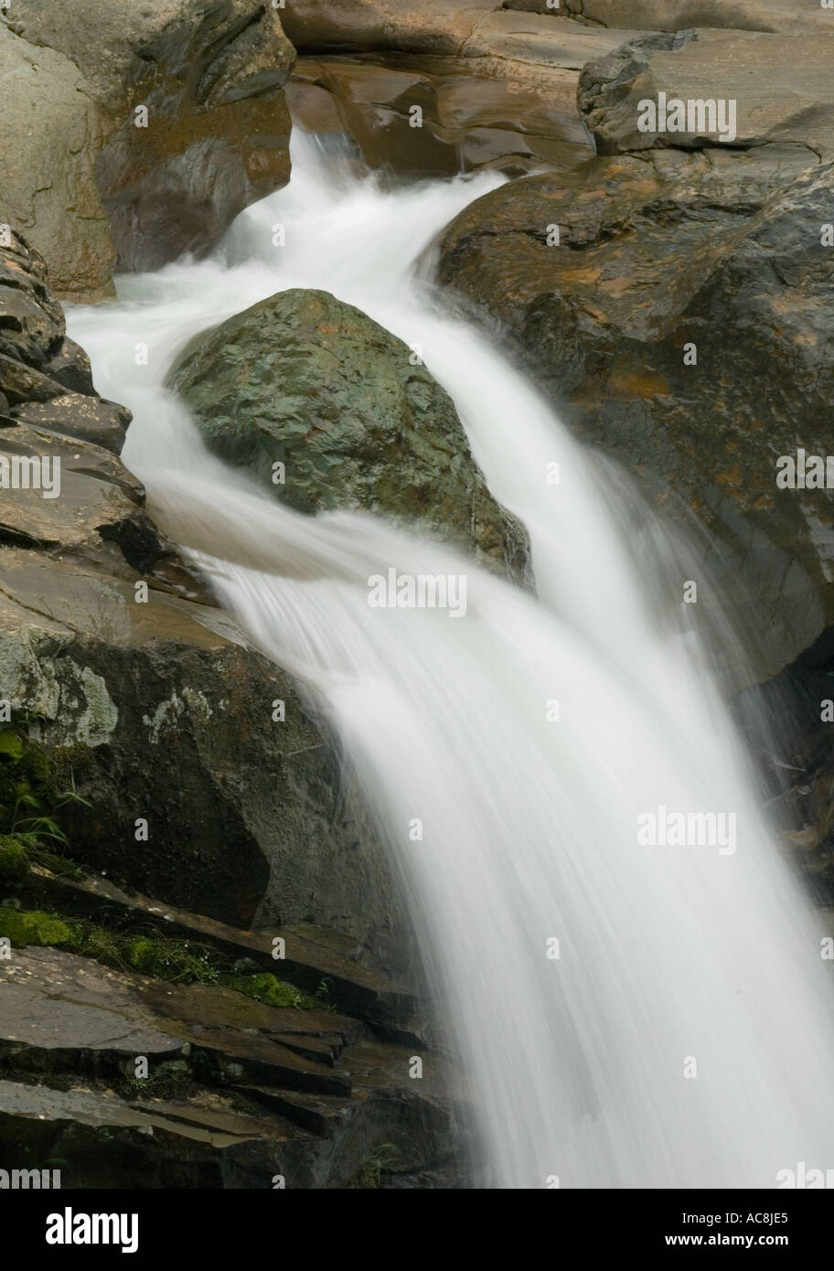 NOOKSACK FALLS Wasserfall North Cascade Mountains WASHINGTON STATE USA Stockfoto