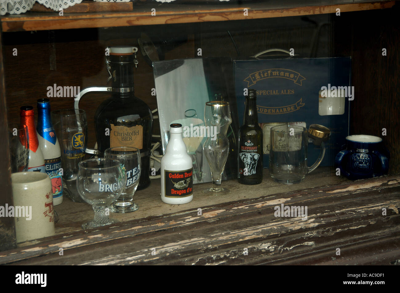 Gent, Gand, Gent in Ost-Flandern, Belgien. Eine Universitätsstadt von Bars und Restaurants und der zweitgrößte Hafen in Belgien. Stockfoto