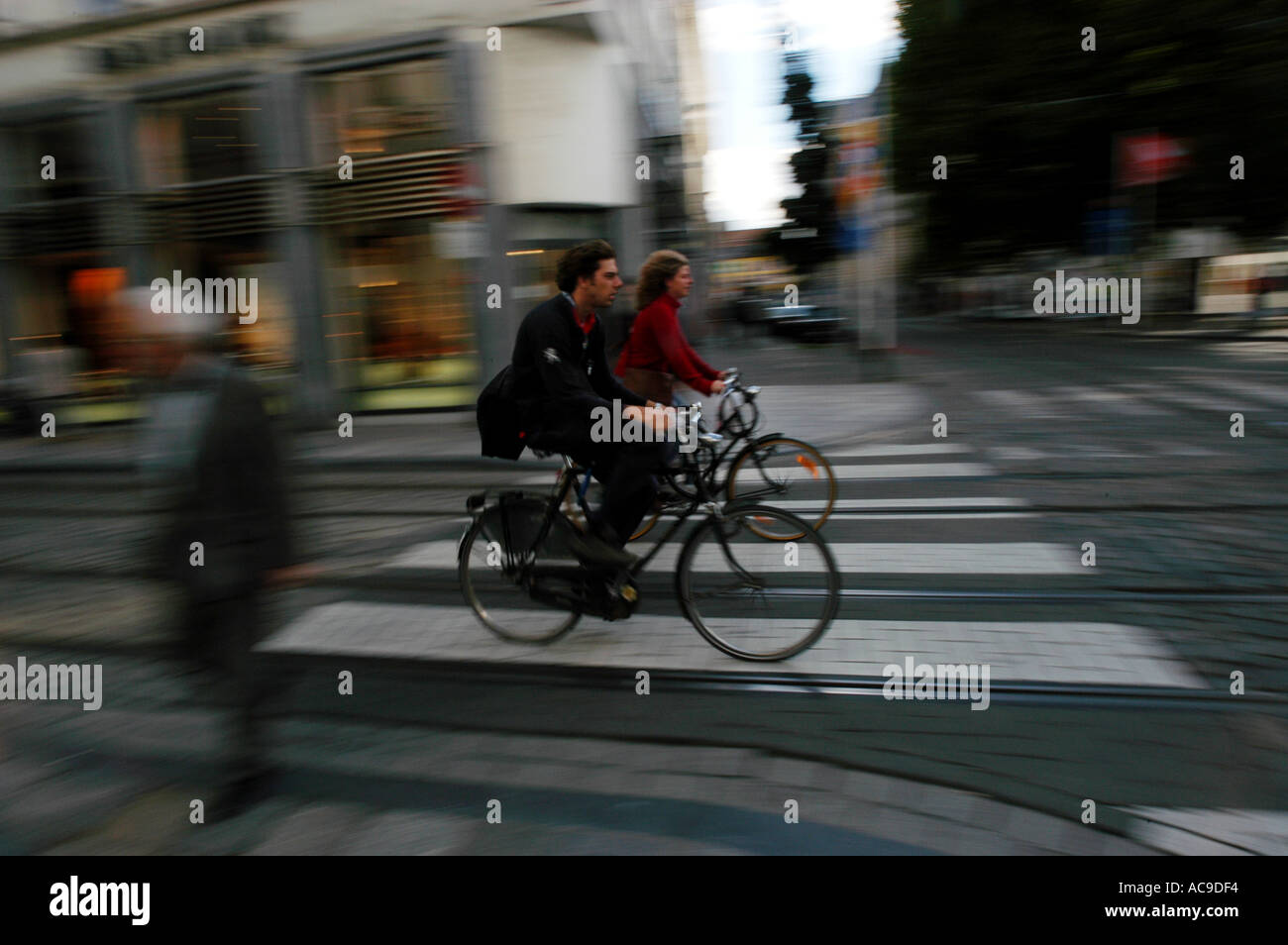 Gent, Gand, Gent in Ost-Flandern, Belgien. Eine Universitätsstadt von Bars und Restaurants und der zweitgrößte Hafen in Belgien. Stockfoto