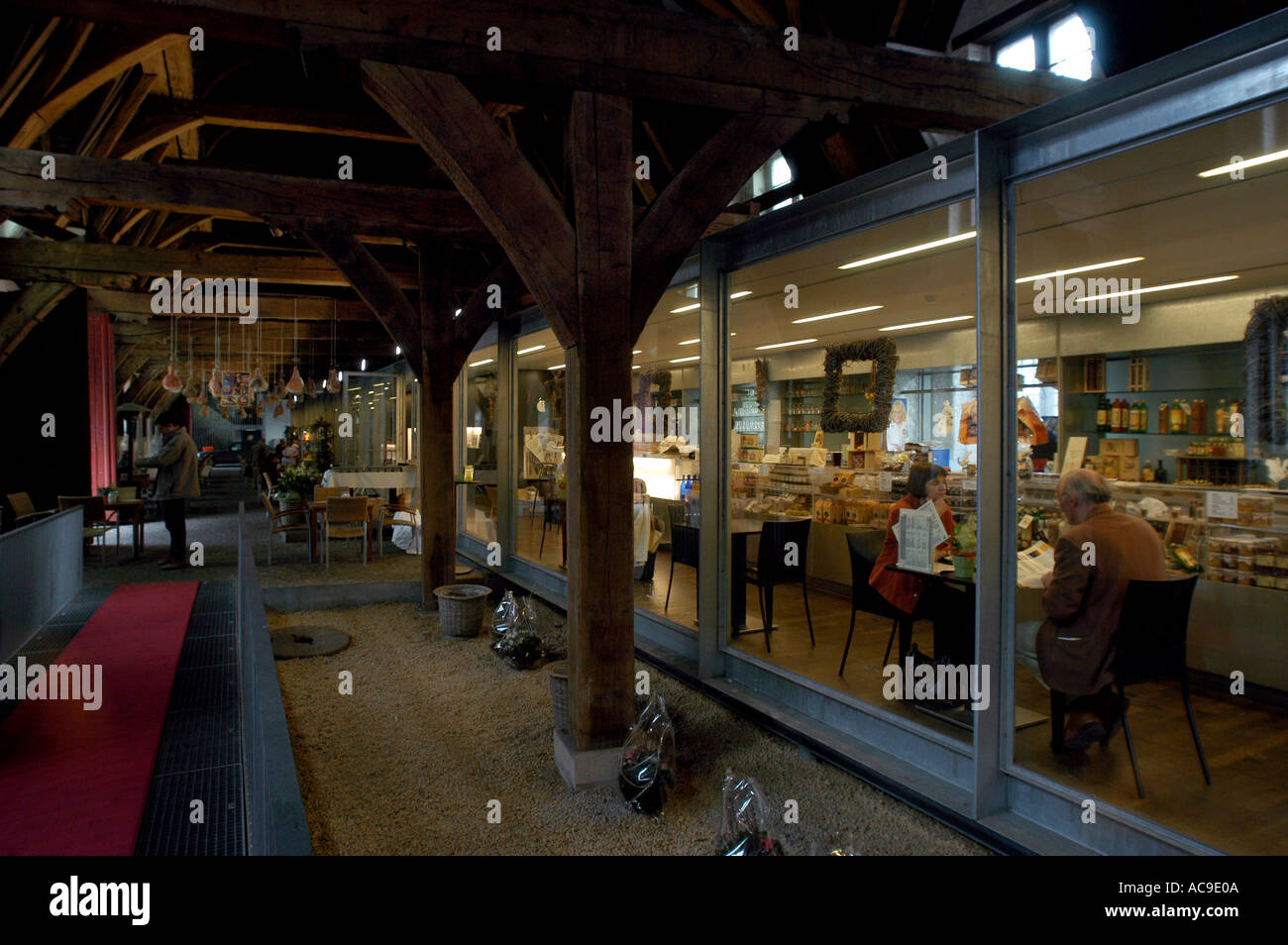 Gent, Gand, Gent in Ost-Flandern, Belgien. Eine Universitätsstadt von Bars und Restaurants und der zweitgrößte Hafen in Belgien. Stockfoto