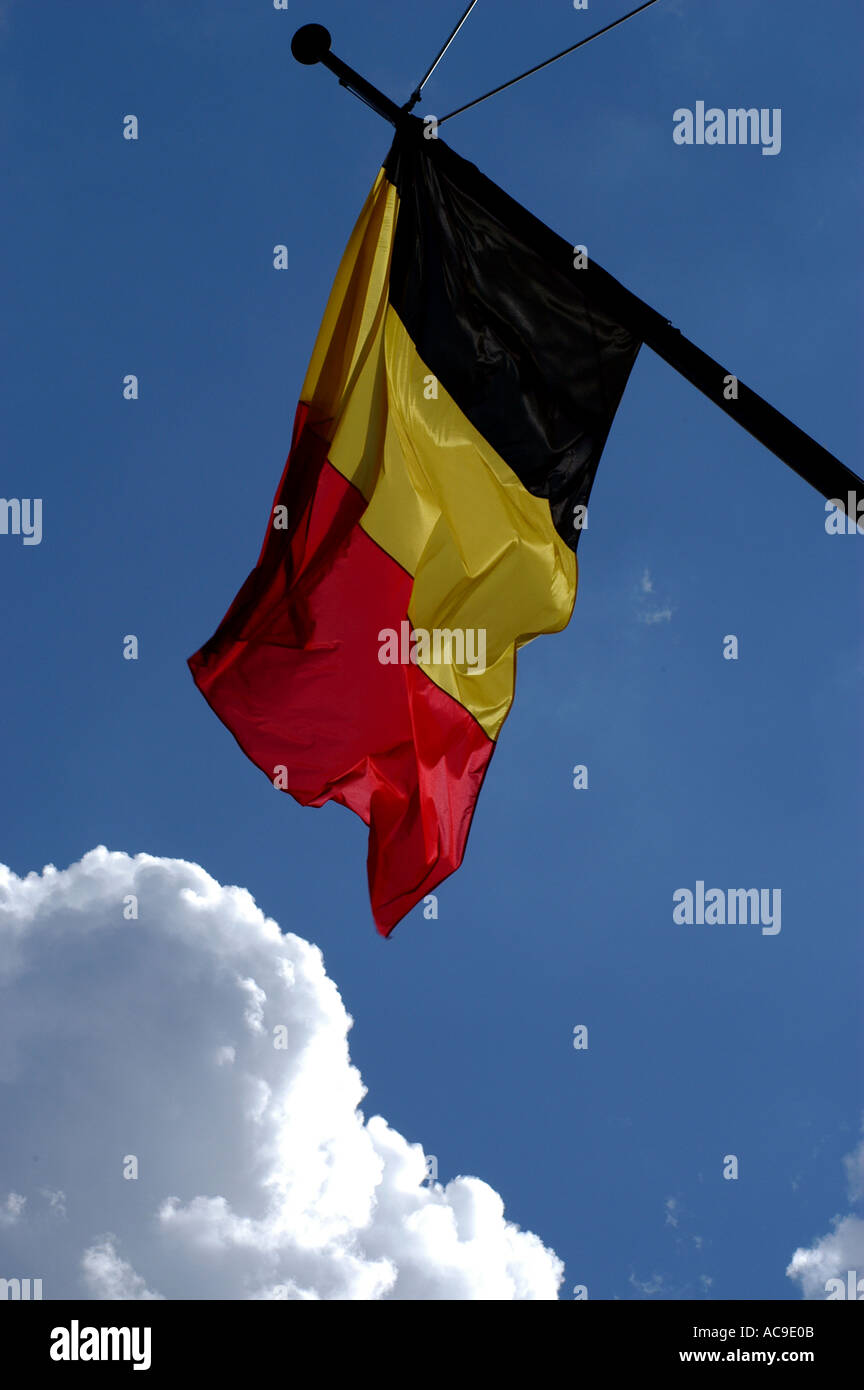 Gent, Gand, Gent in Ost-Flandern, Belgien. Eine Universitätsstadt von Bars und Restaurants und der zweitgrößte Hafen in Belgien. Stockfoto