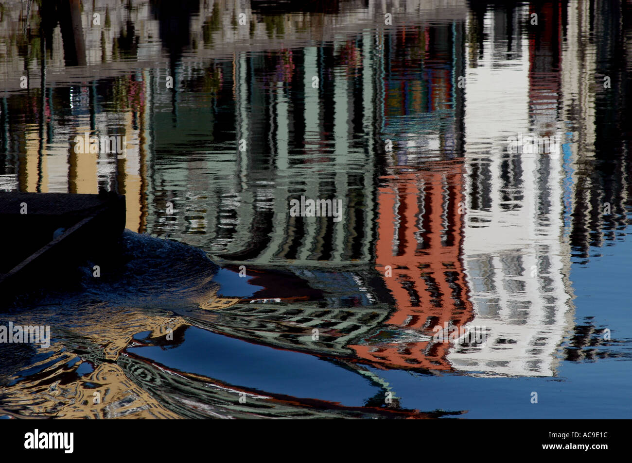 Gent, Gand, Gent in Ost-Flandern, Belgien. Eine Universitätsstadt von Bars und Restaurants und der zweitgrößte Hafen in Belgien. Stockfoto