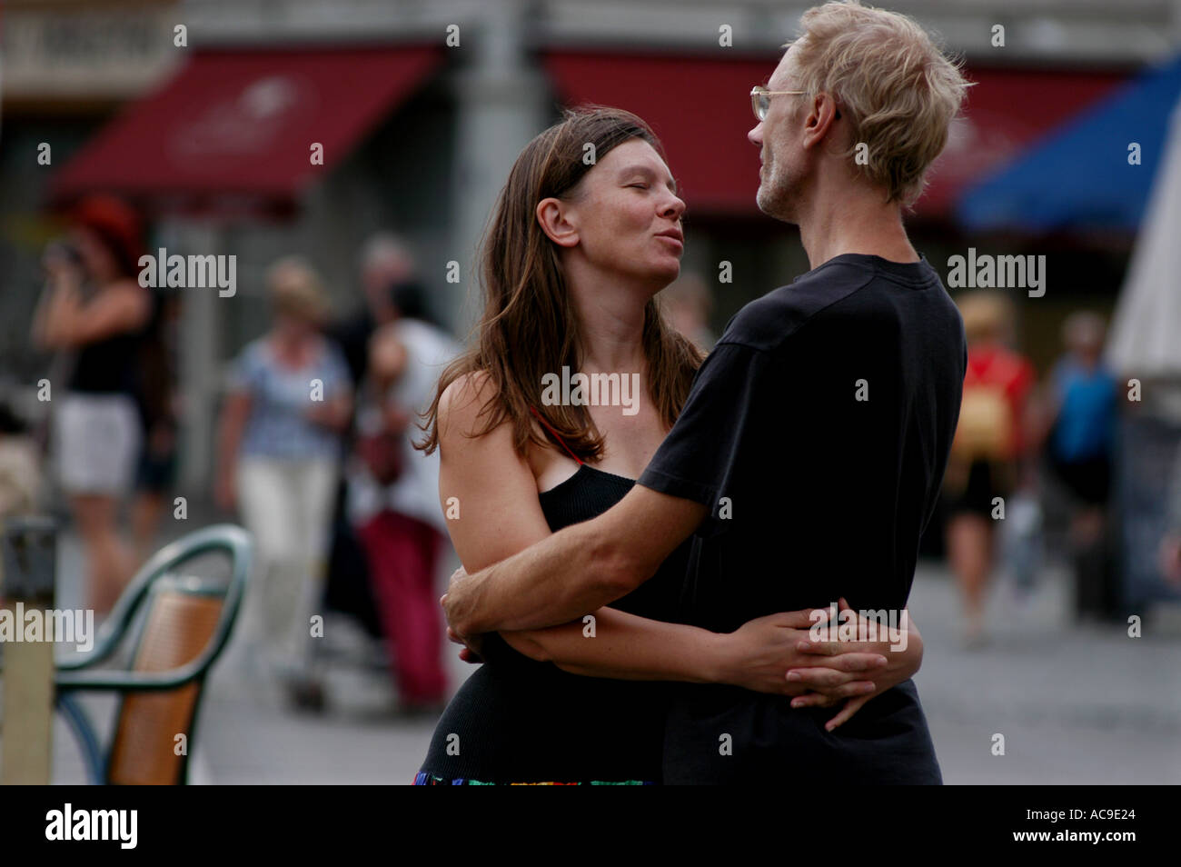 Gent, Gand, Gent in Ost-Flandern, Belgien. Eine Universitätsstadt von Bars und Restaurants und der zweitgrößte Hafen in Belgien. Stockfoto