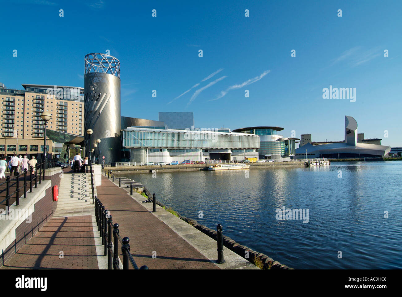 Lowry Salford Quays größere Manchester Lancashire North West UK GB Europe Stockfoto