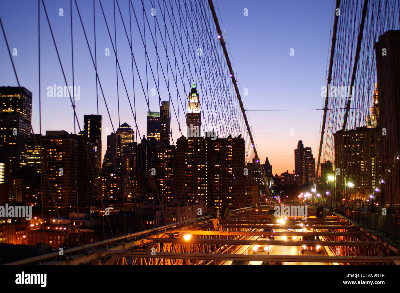 Brooklynbrücke Stockfoto