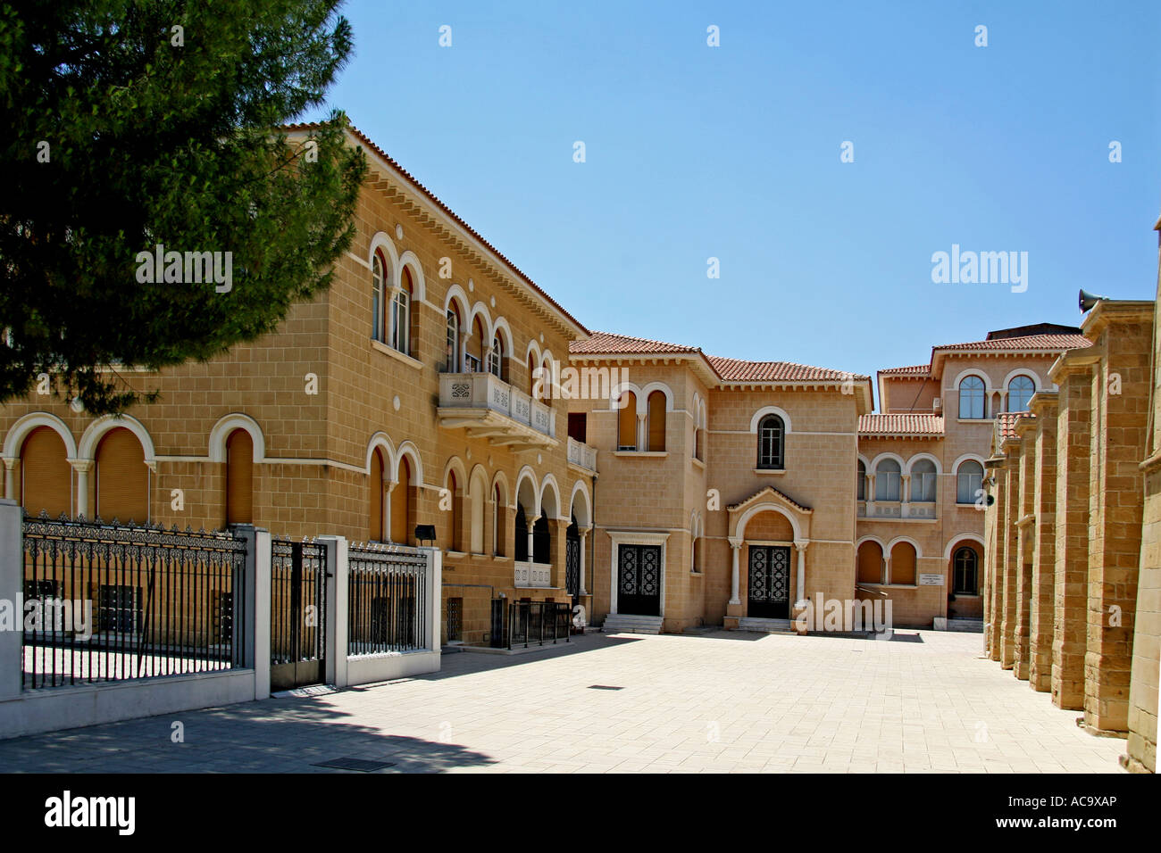 Palast des Erzbischofs, Ikonen-Museum und Museum der Volkskunst, Nicosia, Zypern Stockfoto