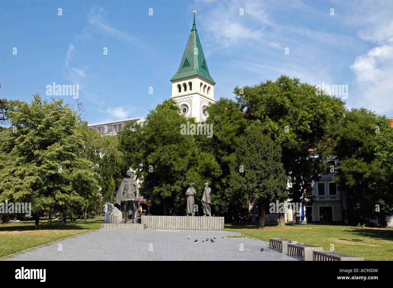 Quadrat der slowakische Nationalaufstand, Bratislava, Slowakei Stockfoto