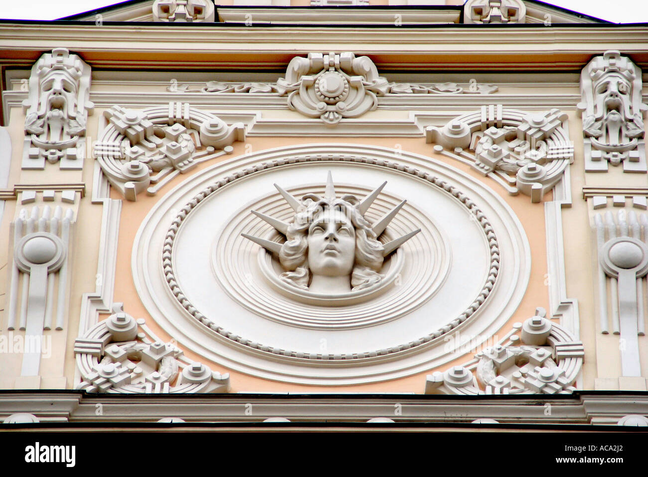 Lettland - Riga - Jugendstil Stockfoto