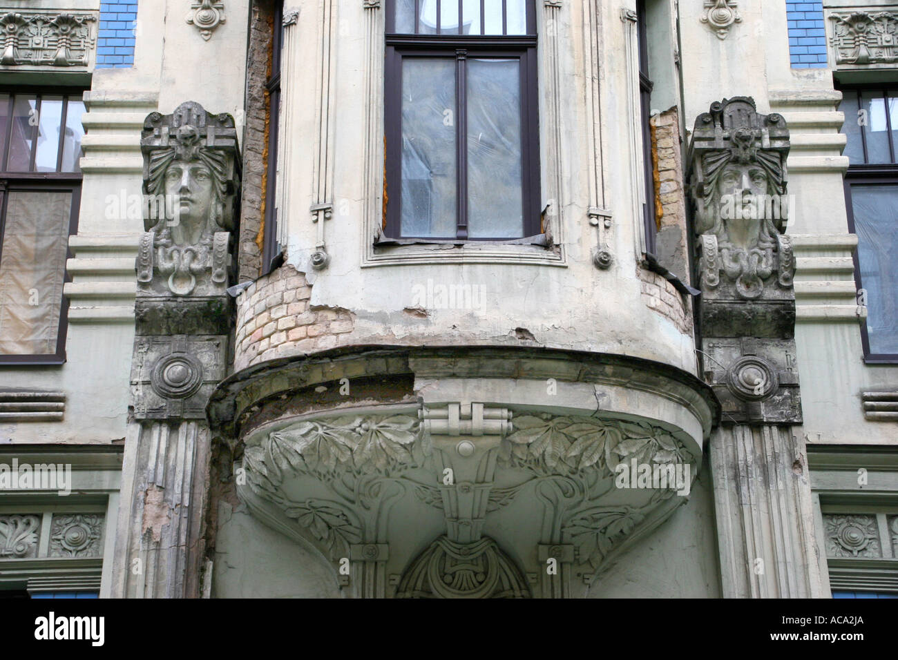 Lettland - Riga - Jugendstil Stockfoto