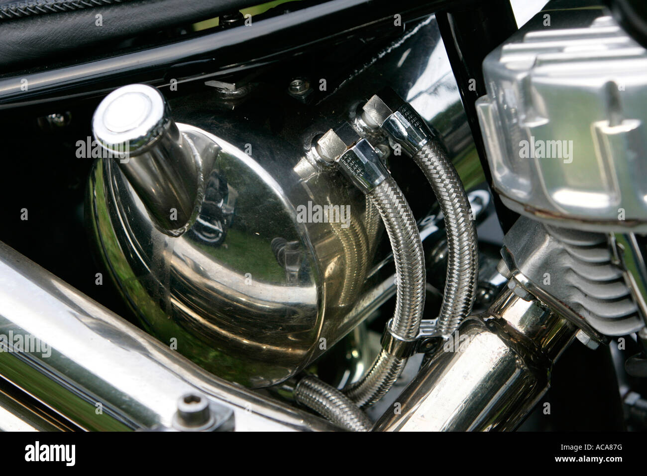 Harley Davidson Panhead Stockfoto