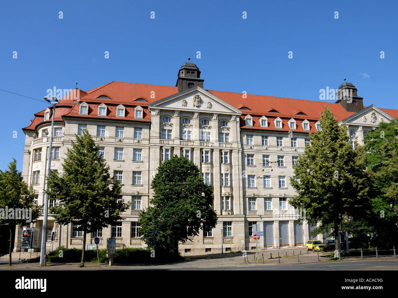 Ehemalige Gebäude des Ministeriums für Staatssicherheit, Leipzig, Sachsen, Deutschland Stockfoto