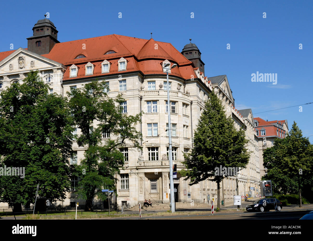 Ehemalige Gebäude des Ministeriums für Staatssicherheit, Leipzig, Sachsen, Deutschland Stockfoto