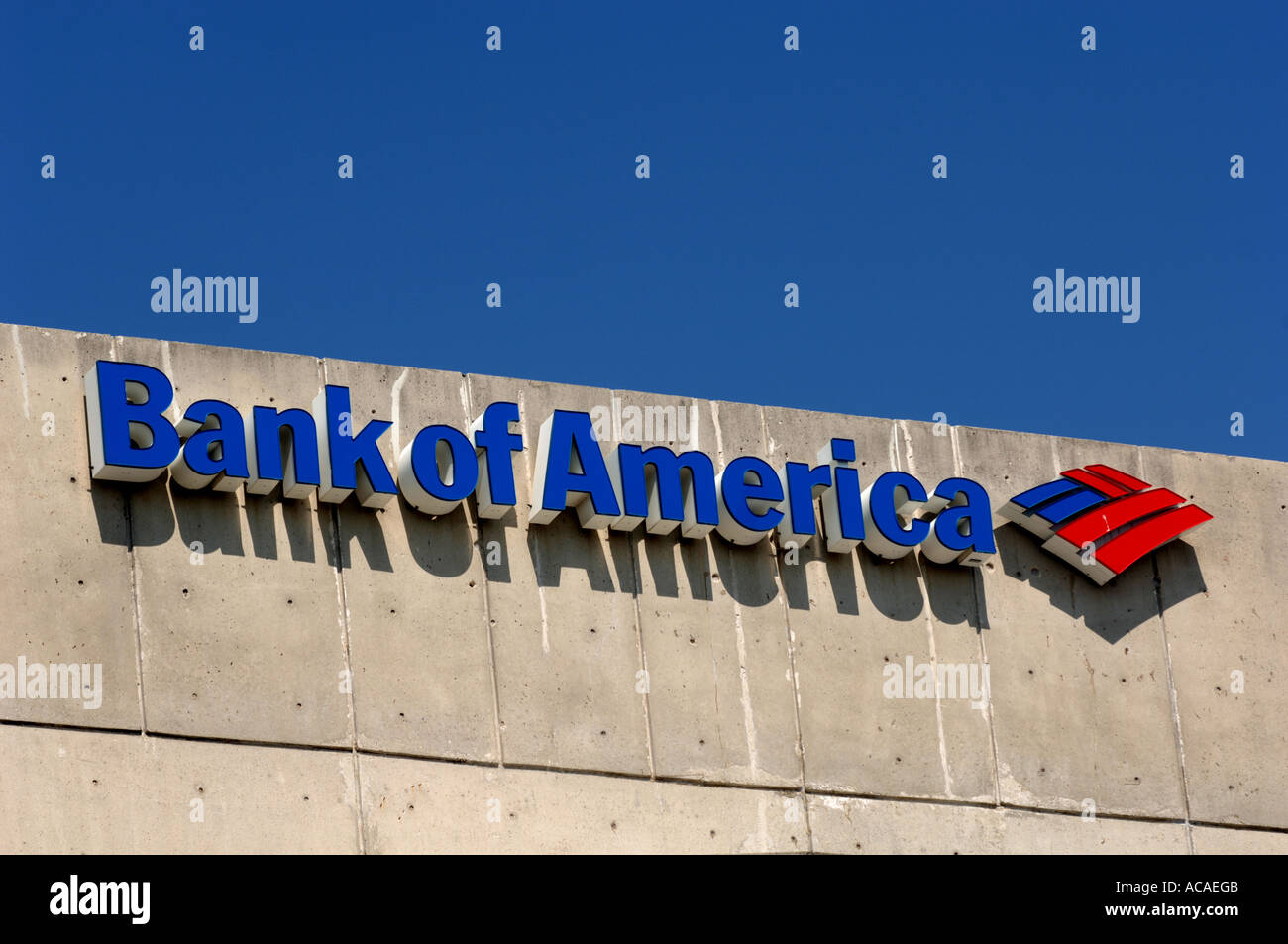 Bank of America Bankgebäude Art-Deco-Viertel South Beach Miami Florida USA Stockfoto