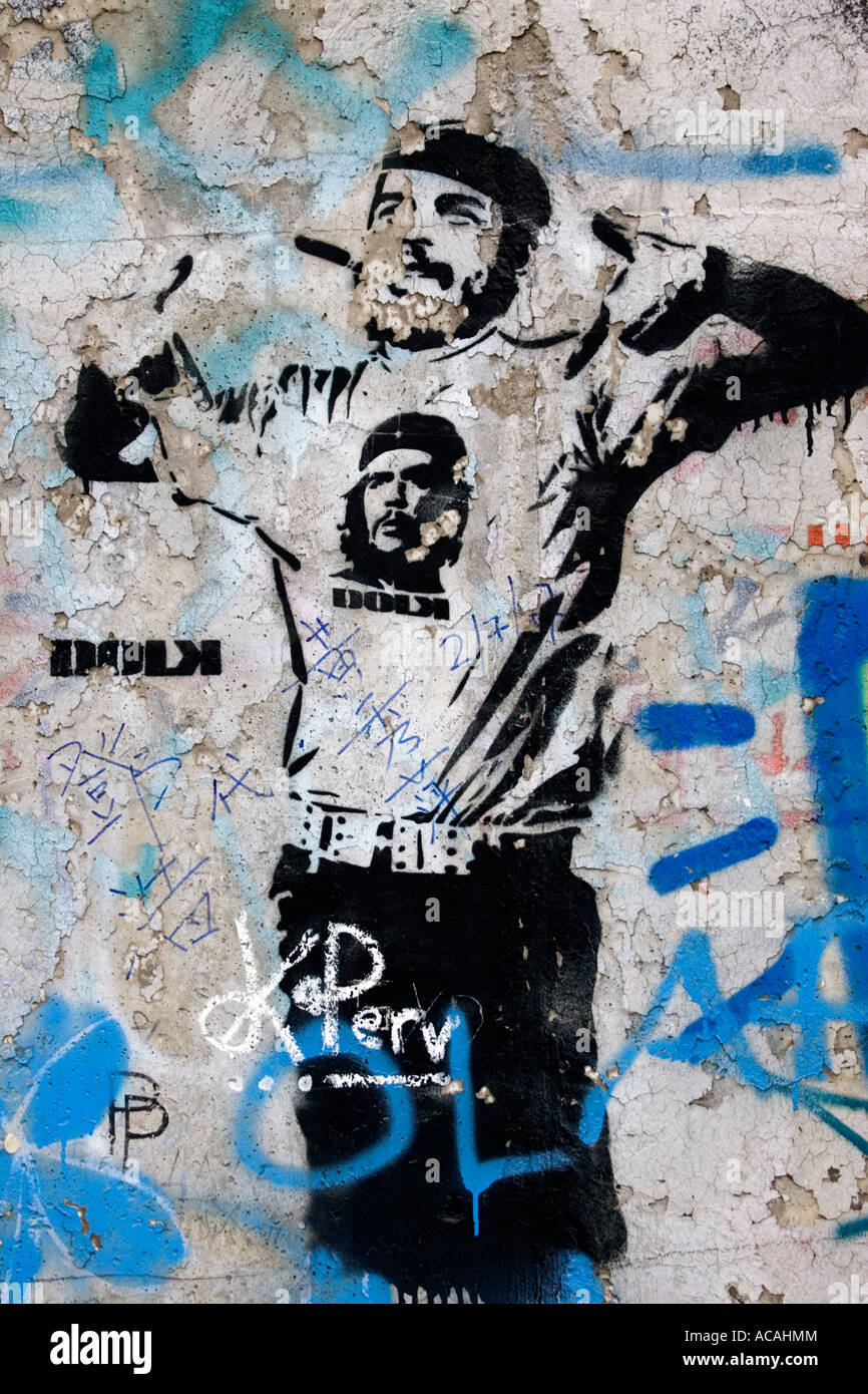 Graffiti von Che Guevara Stockfoto
