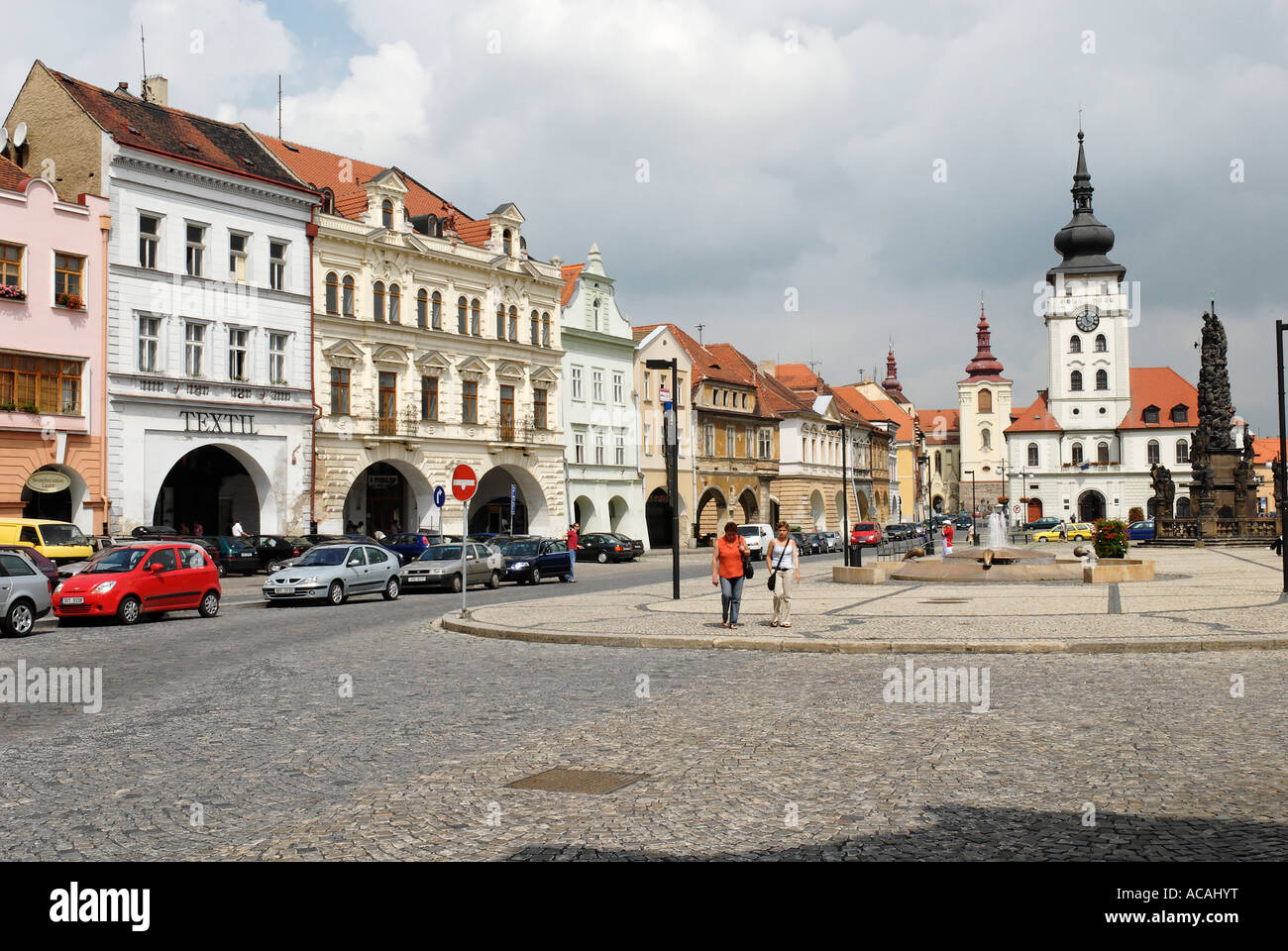 Historische alte Stadt Zatec, Nord-Böhmen, Tschechische Republik Stockfoto