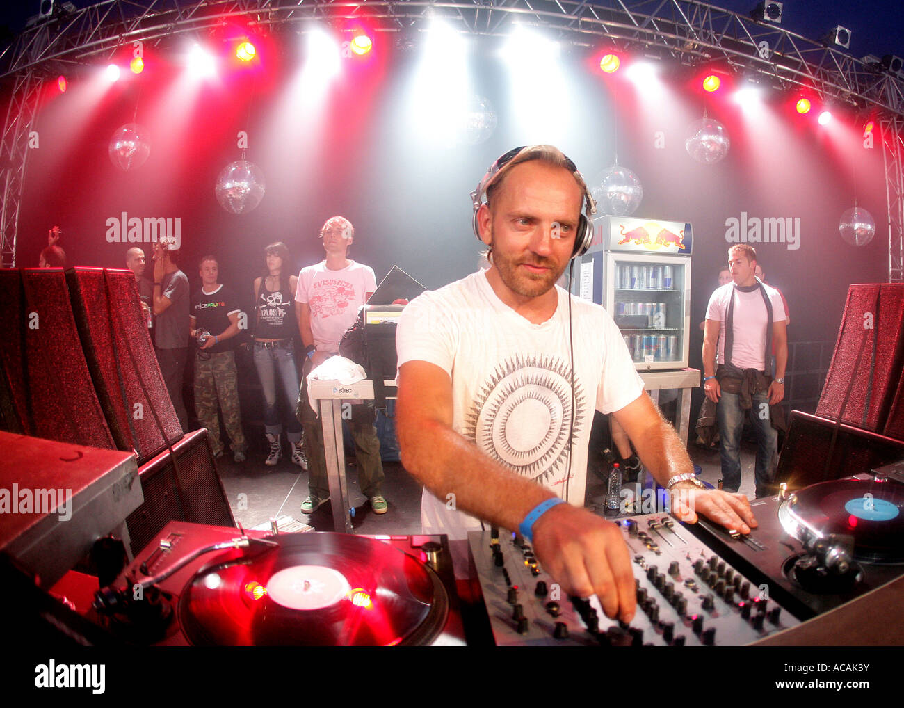 Deutschen berühmtester Techno-DJ Sven Vaeth Stockfoto
