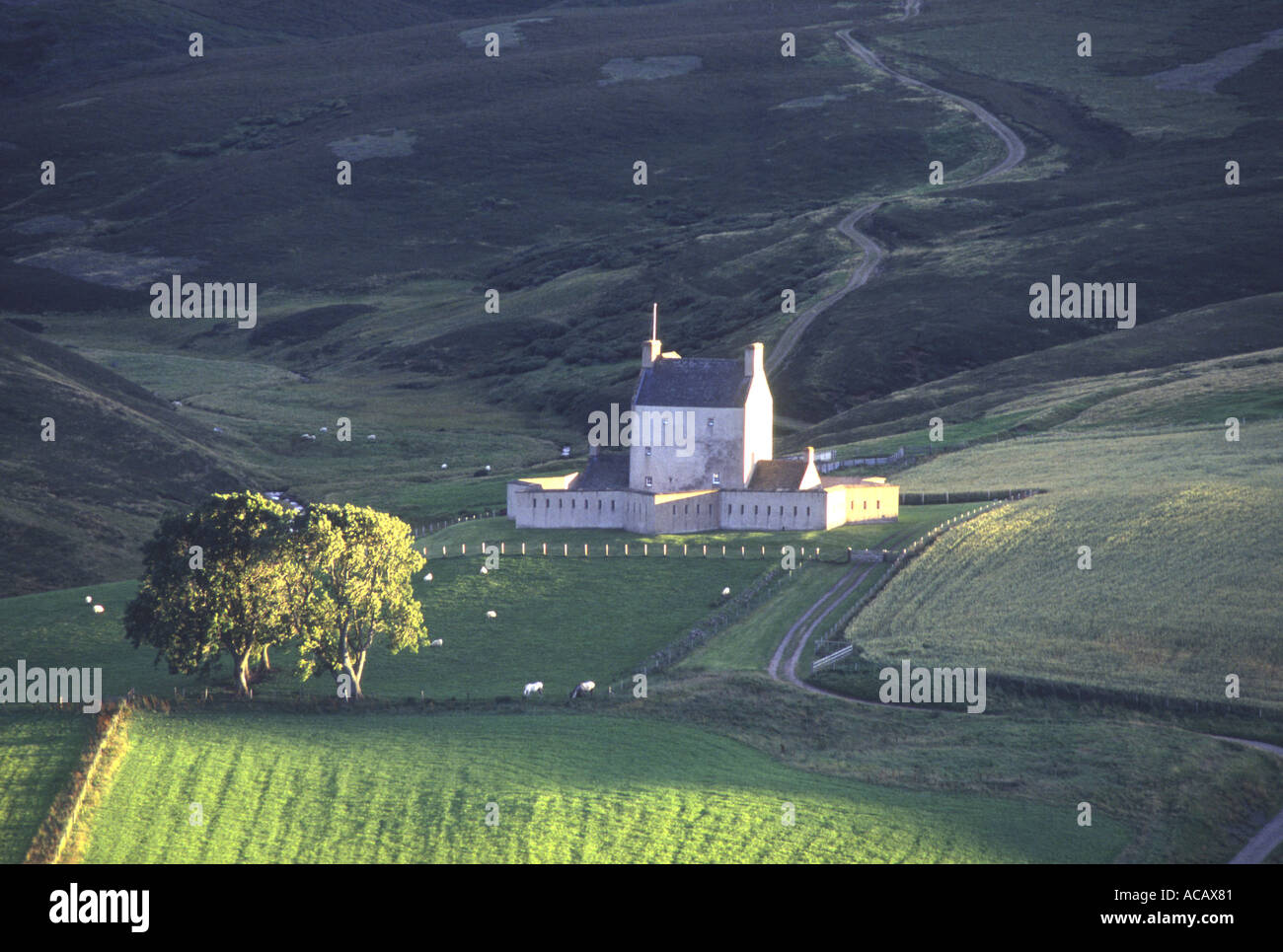 Corgraff Burg, Strathdon, Aberdeenshire. Grampian Region. Schottland im Sommer.  GPL 2465-138 Stockfoto