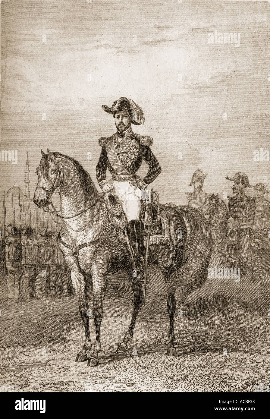 Allgemeine Prim Juan Prim y Prats 1814-1870. Kommandant der Spanischen expedition Mexiko Invasion im Jahre 1861 Stockfoto