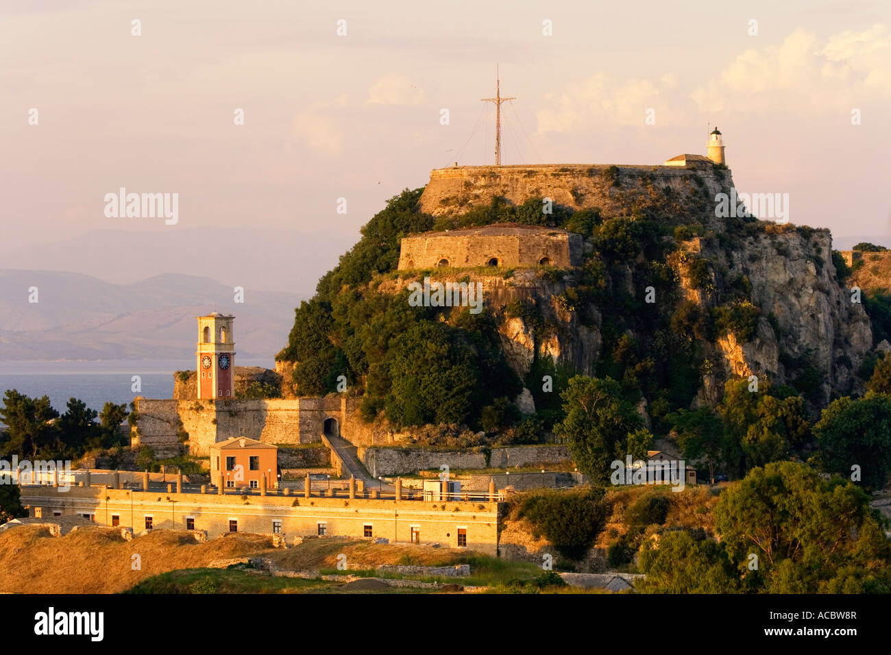 Insel Korfu alte Festung in Korfu Stockfoto