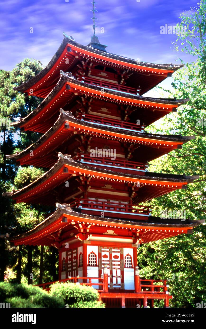 Japanische Pagode Garten