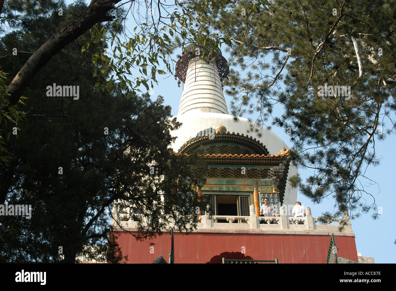 Turm am Runde Stadt Peking china Stockfoto