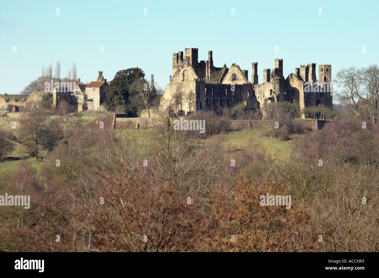 Wingfield Manor, Derbyshire Stockfoto